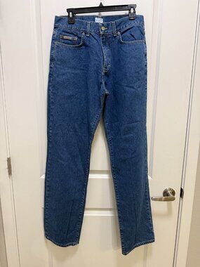 Calvin Klein Men's Blue Straight Leg Denim Jeans Sz 32x34